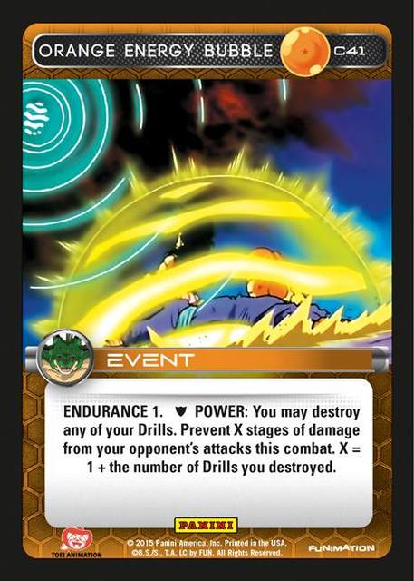 Orange Energy Bubble (FOIL)